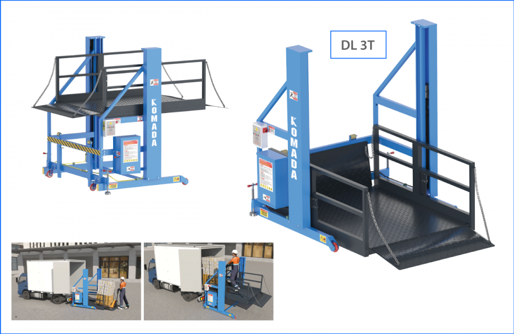 KOMADA Mobile Hydraulic Dock Lift