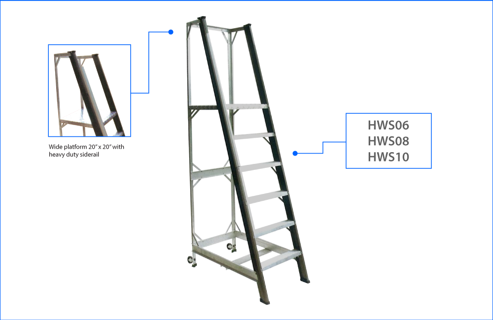 Shuter Man Aluminium Warehouse Step Ladder