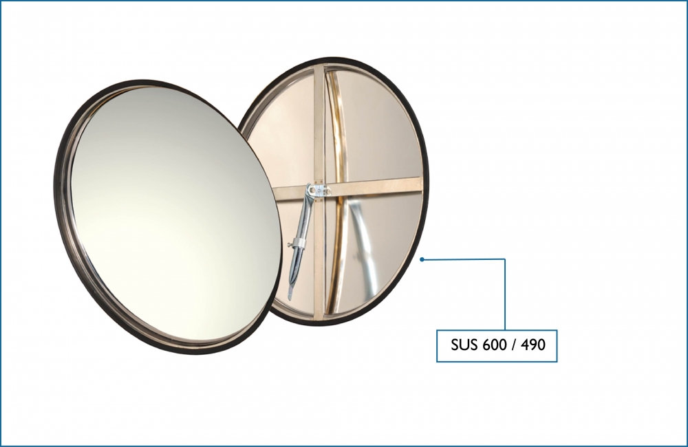 Indoor Stainless Steel Convex Mirror