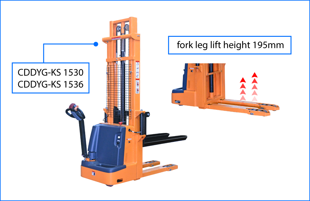 KOMADA Fully Powered Double Lifting Stacker