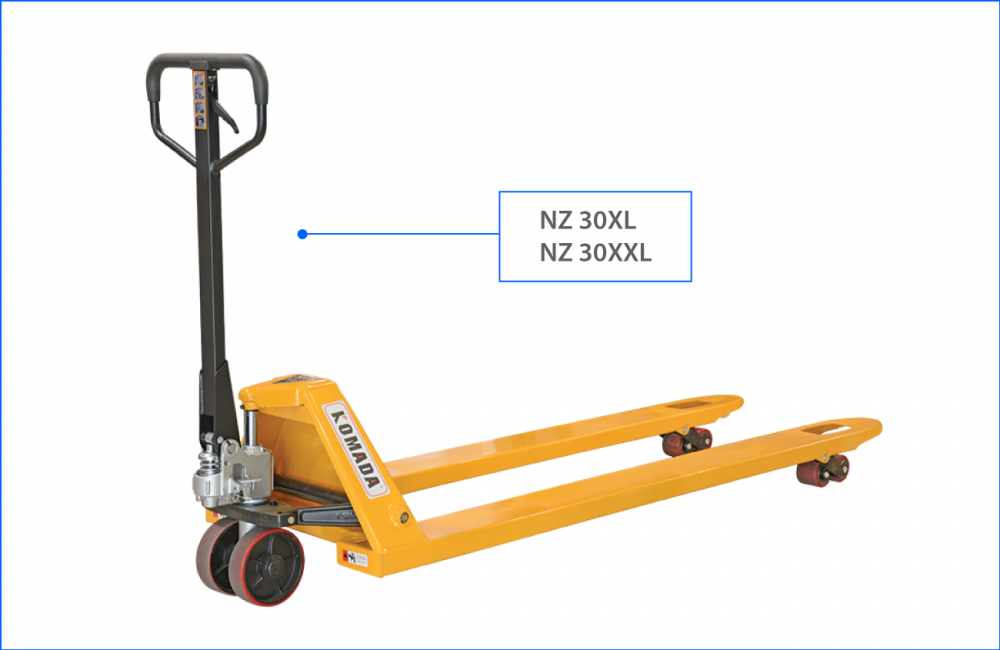 KOMADA NZ Series Long Fork Hand Pallet Truck