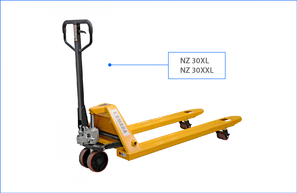 KOMADA NZ Series Long Fork Hand Pallet Truck